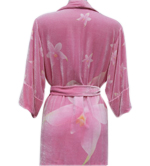 luxury designer silk velvet robes